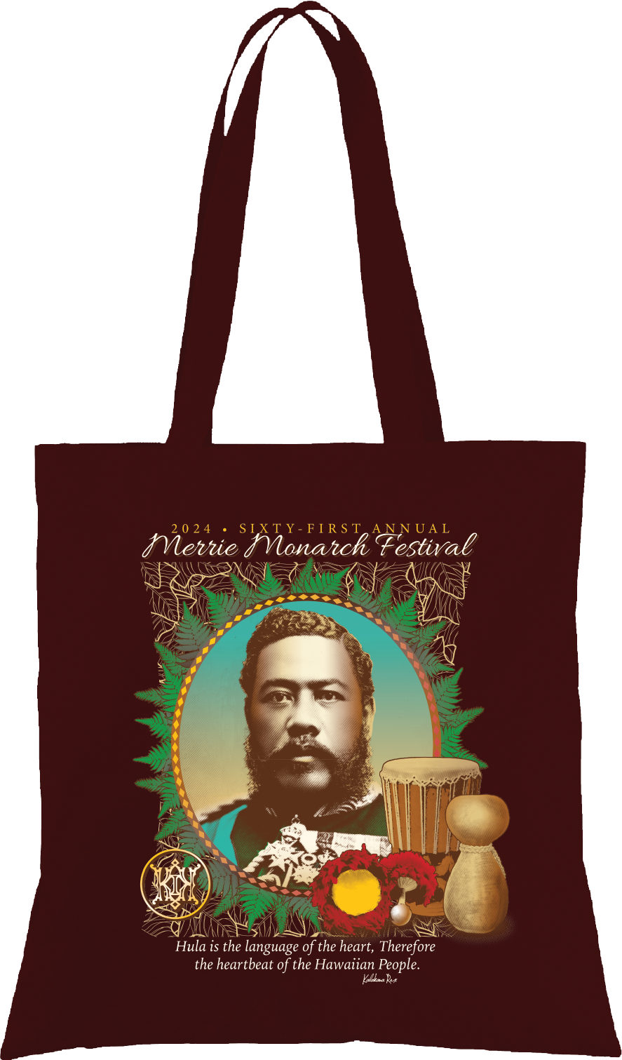 MMF24 tote 2021 Merrie Monarch Festival Official Totebag